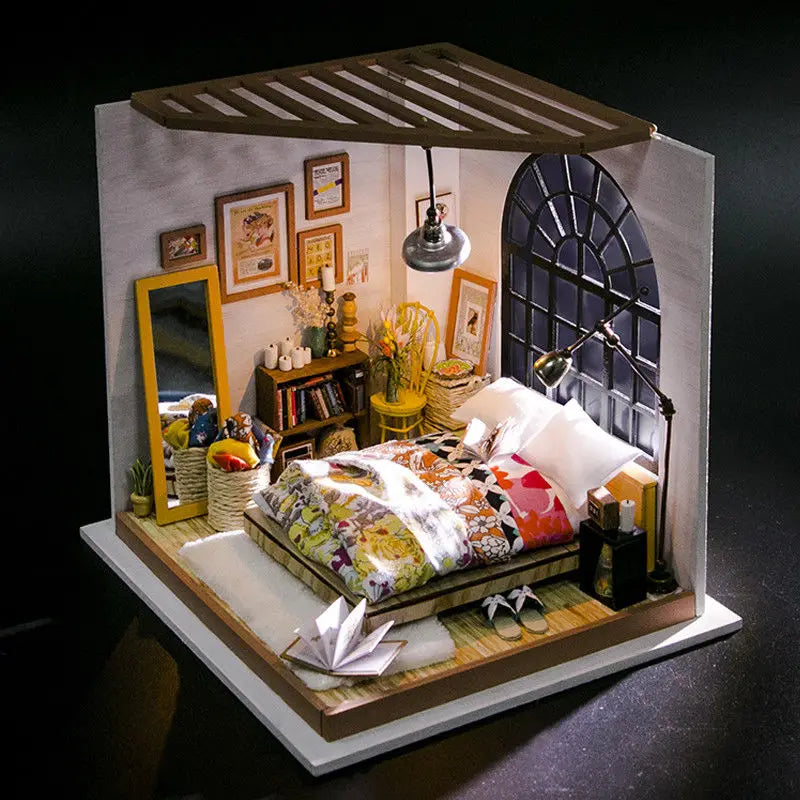 Wooden Dollhouse Kits DIY Collection