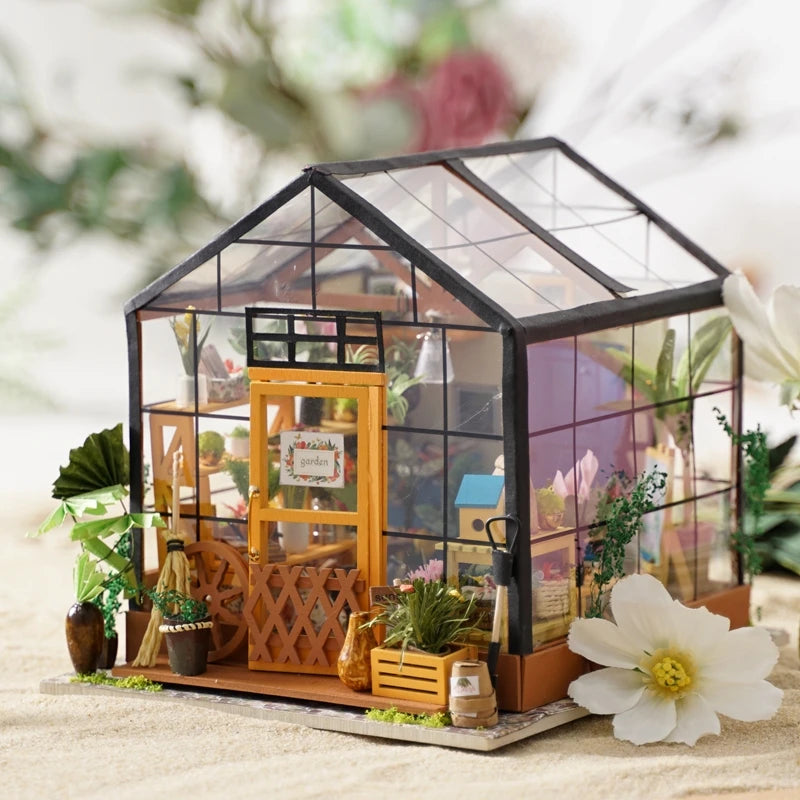 Wooden Dollhouse Kits DIY Collection