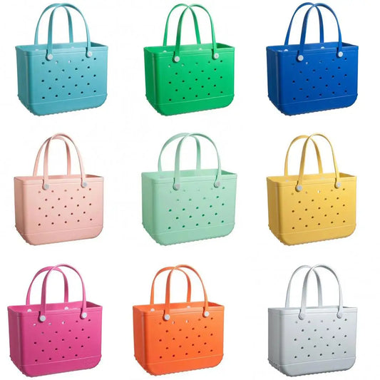 Multiple color Rubber Beach Bags