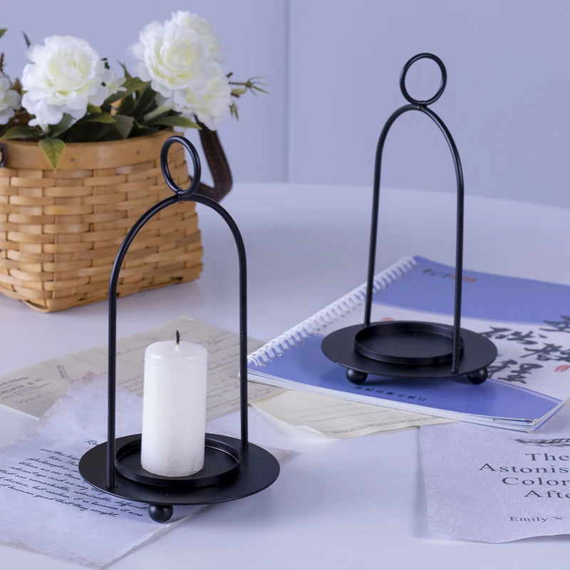 Iron Candle Holder