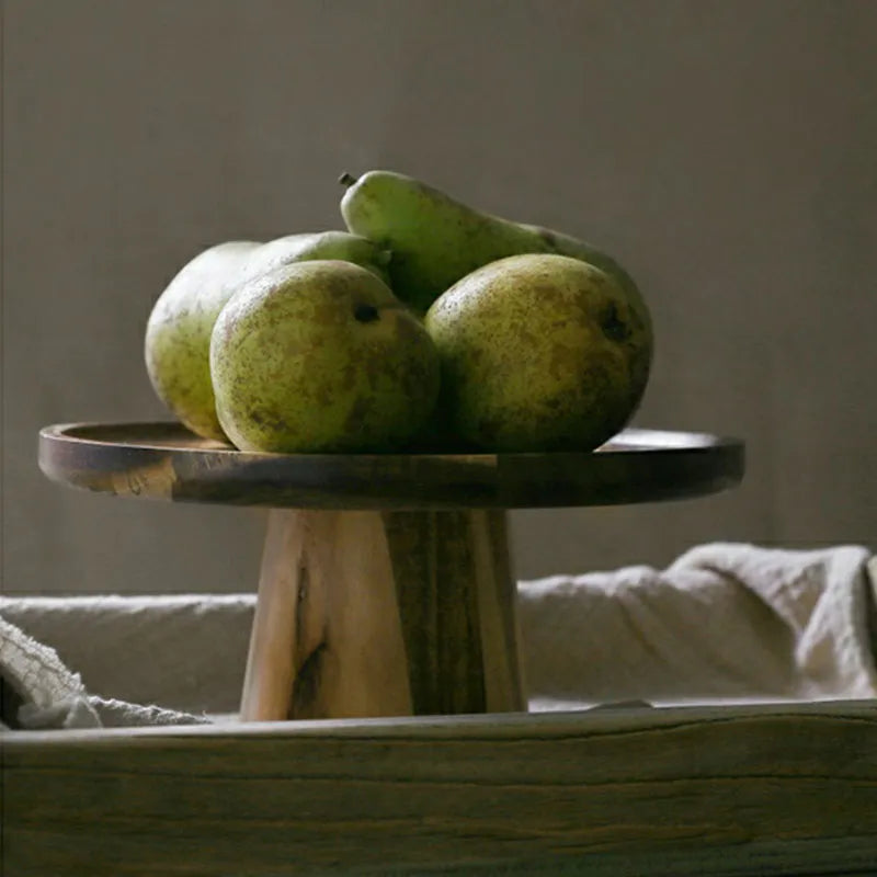 Wooden Cake Plate