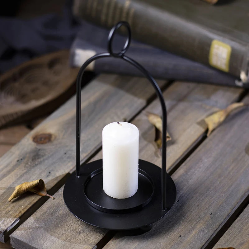 Iron Candle Holder