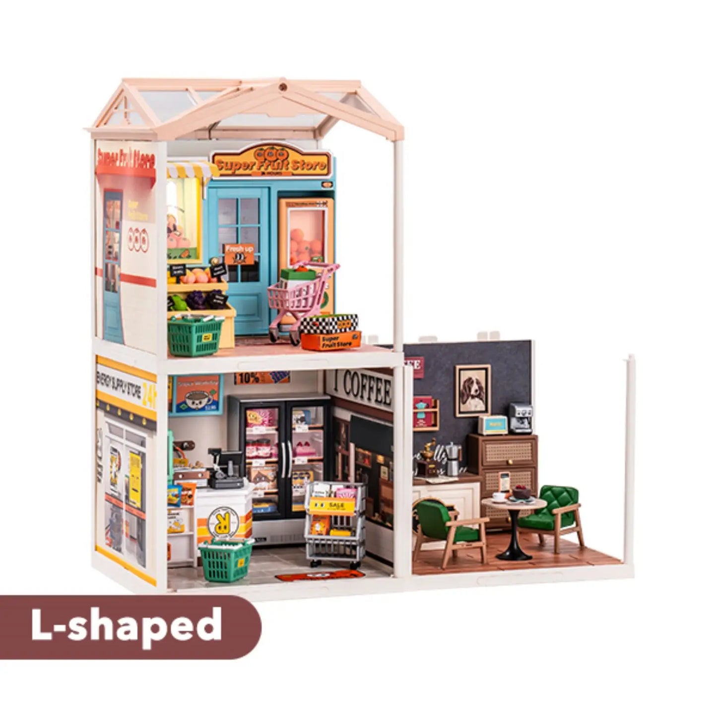 DIY Miniature Kit Bookstore