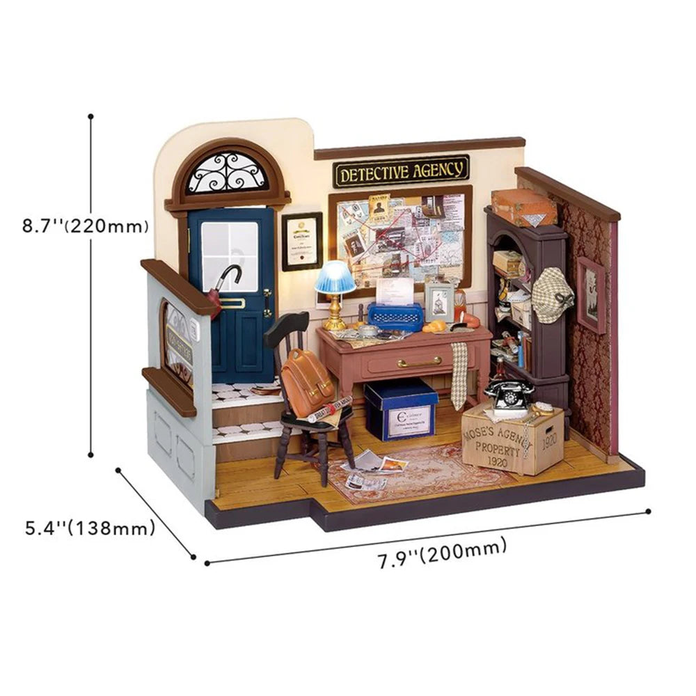 Detective Agency Miniature Kit